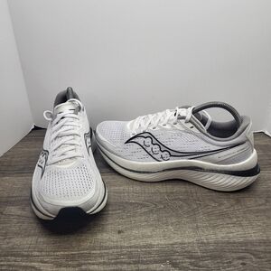 Saucony White and Black Athletic Shoes